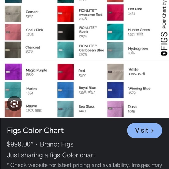 Figs Scrub Tops - Picture 3 of 3